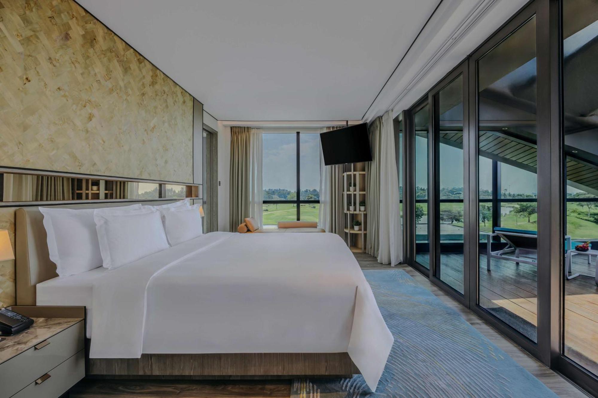 Dusit Thani Laguna سنغافورة المظهر الخارجي الصورة A bedroom at the hotel